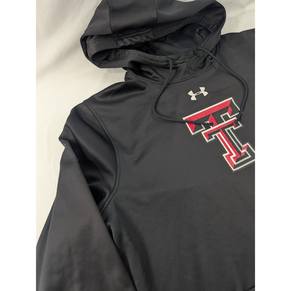 Under Armour Texas Tech Red Raiders Hoodie XL Black Red Embroidered Pullover